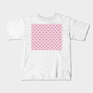 Watercolor Strawberry Sloth Pattern Kids T-Shirt